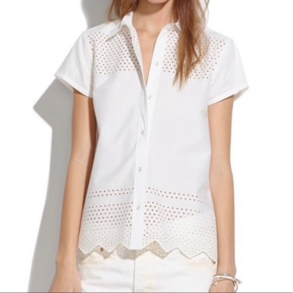 Button Lace Top